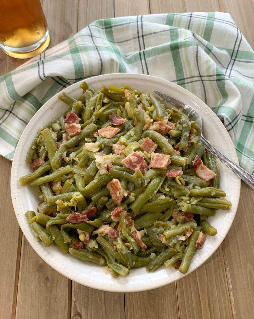 Southern Style Green Beans with Bacon