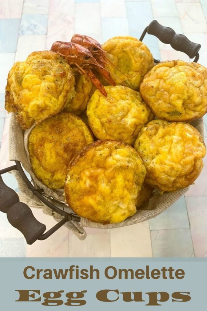 Crawfish Omelette Egg Cups