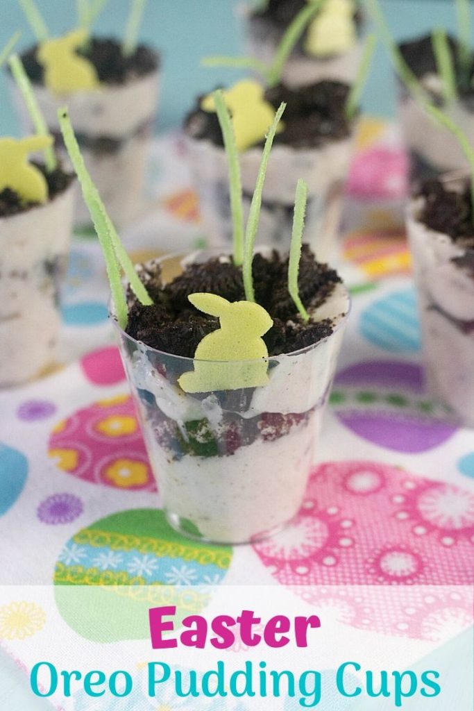 Easter Oreo Pudding Cups 