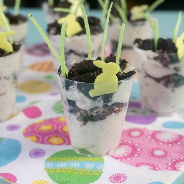 Easter Oreo Pudding Cups