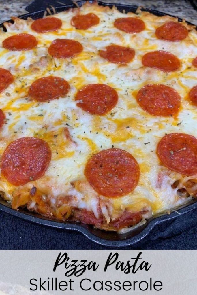 Pizza Pasta Skillet Casserole Recipe 