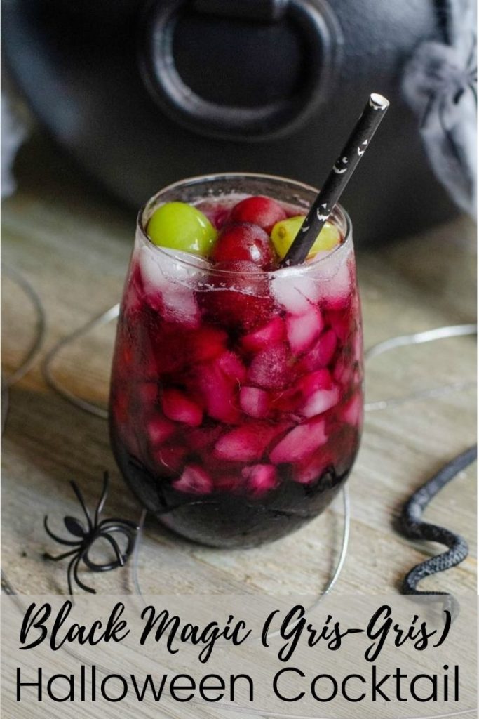 Black Magic (Gris-Gris) Halloween Cocktail