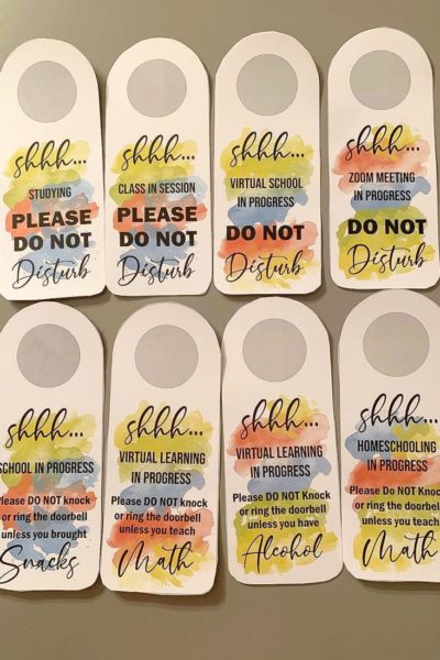 Homeschool Printable Door Hangers