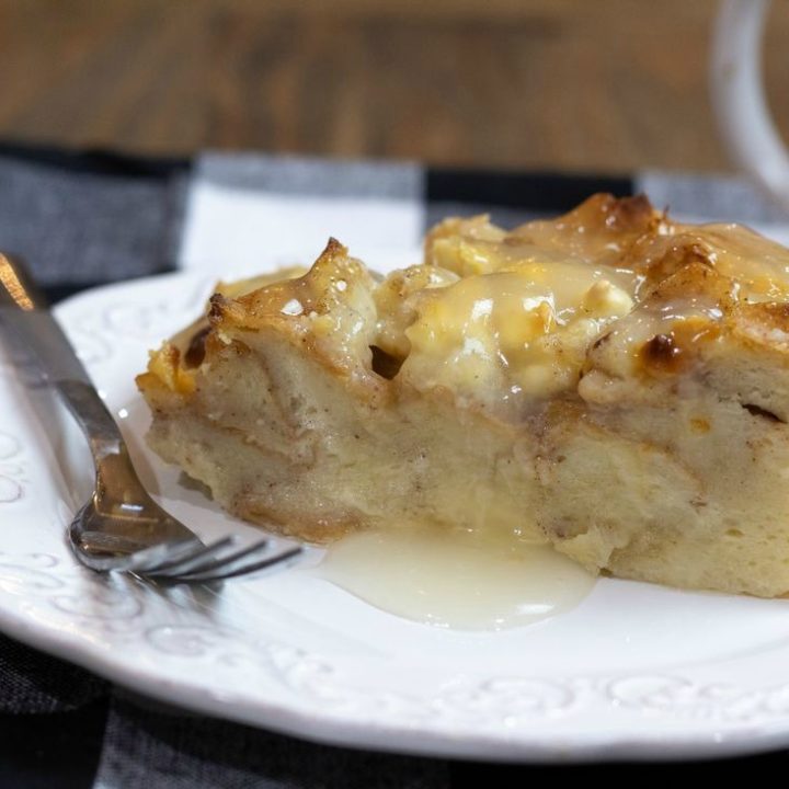 White Chocolate Bread Pudding