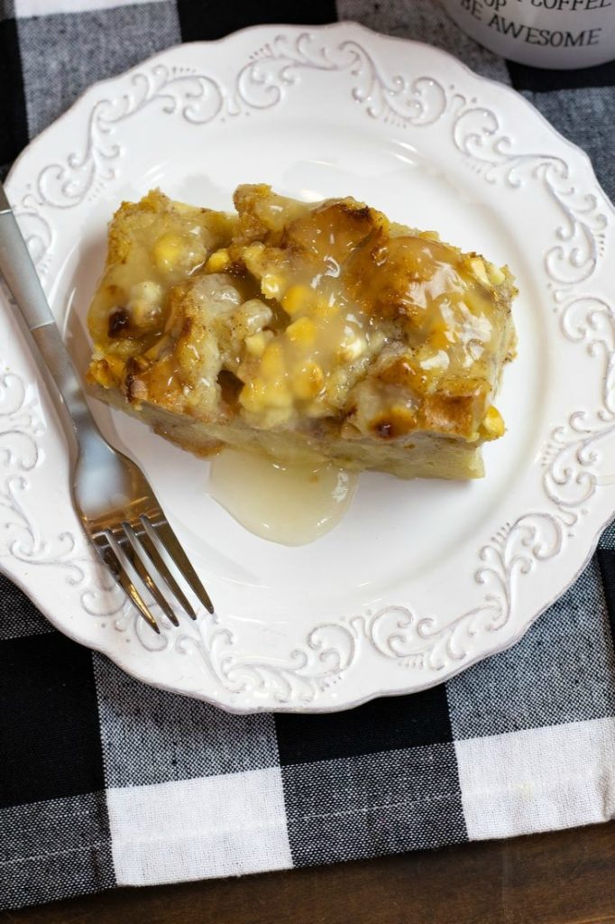 Bread Pudding with Rum Sauce