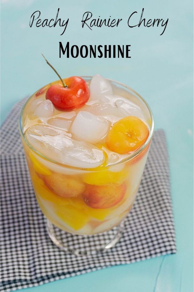 Peach Rainier Cherry Moonshine