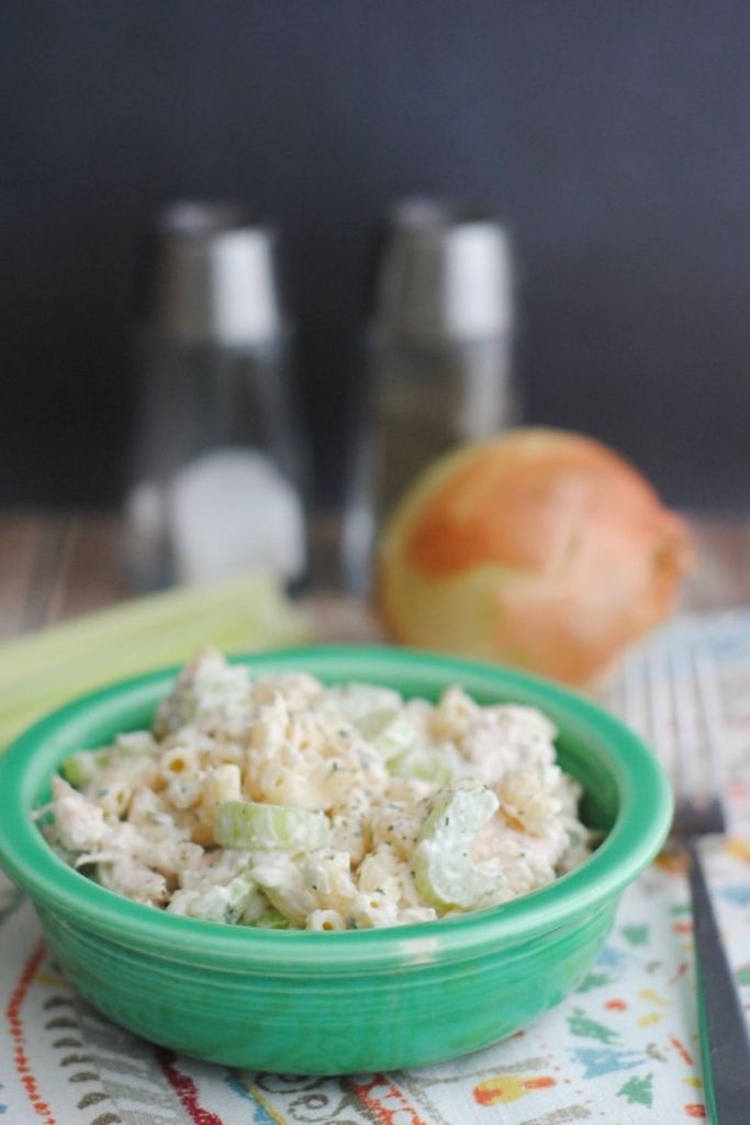 Chicken Pasta Salad with leftover Chicken