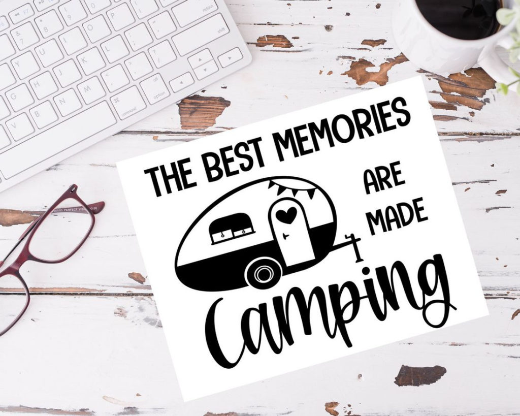 Printable Camping Décor Sign