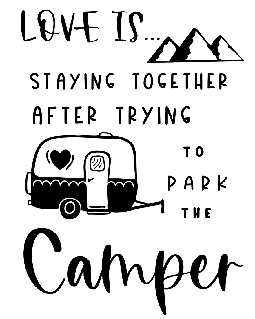Free Printable Camping Décor Signs - This Ole Mom