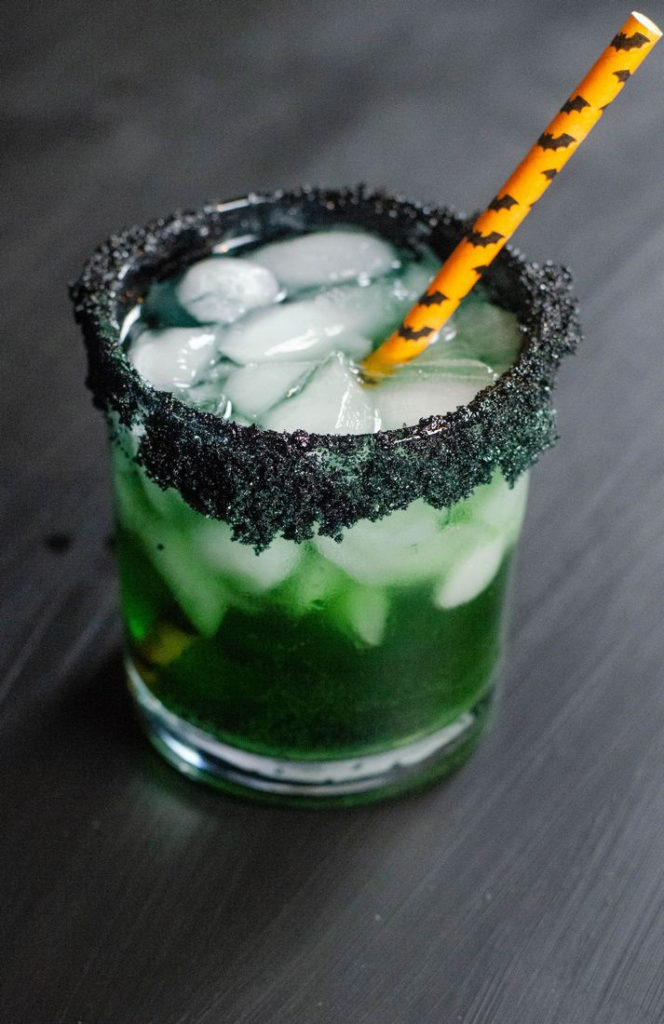 Halloween Bat Guts Green Cocktail