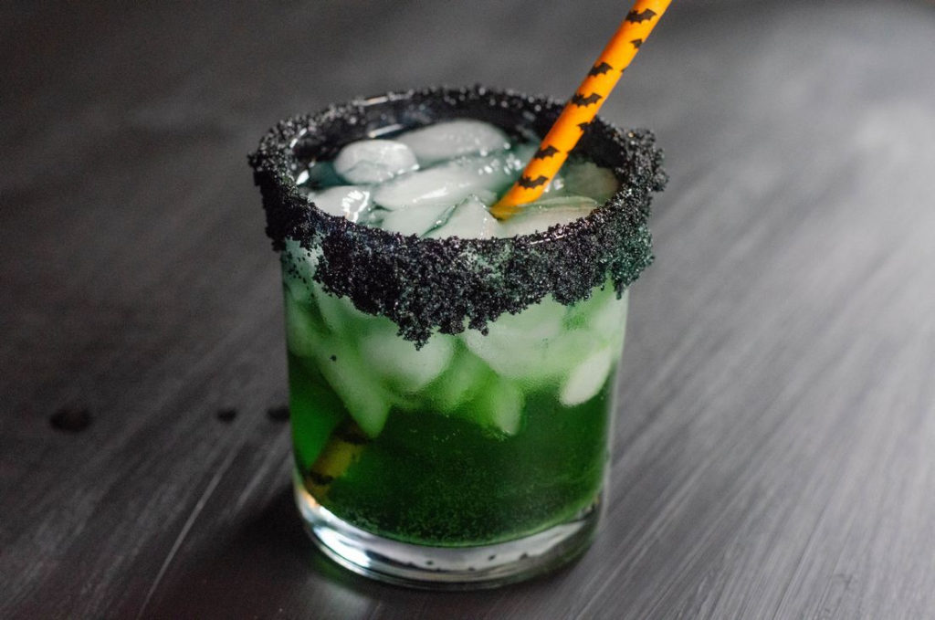 Halloween Bat Guts Green Cocktail 