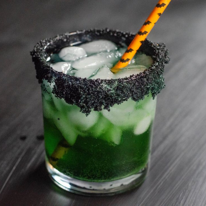 Halloween Bat Guts Green Cocktail