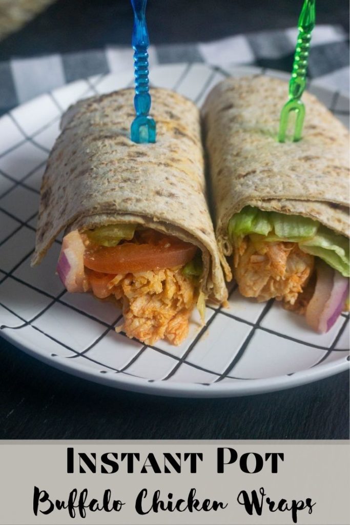 Instant Pot Buffalo Chicken Wraps