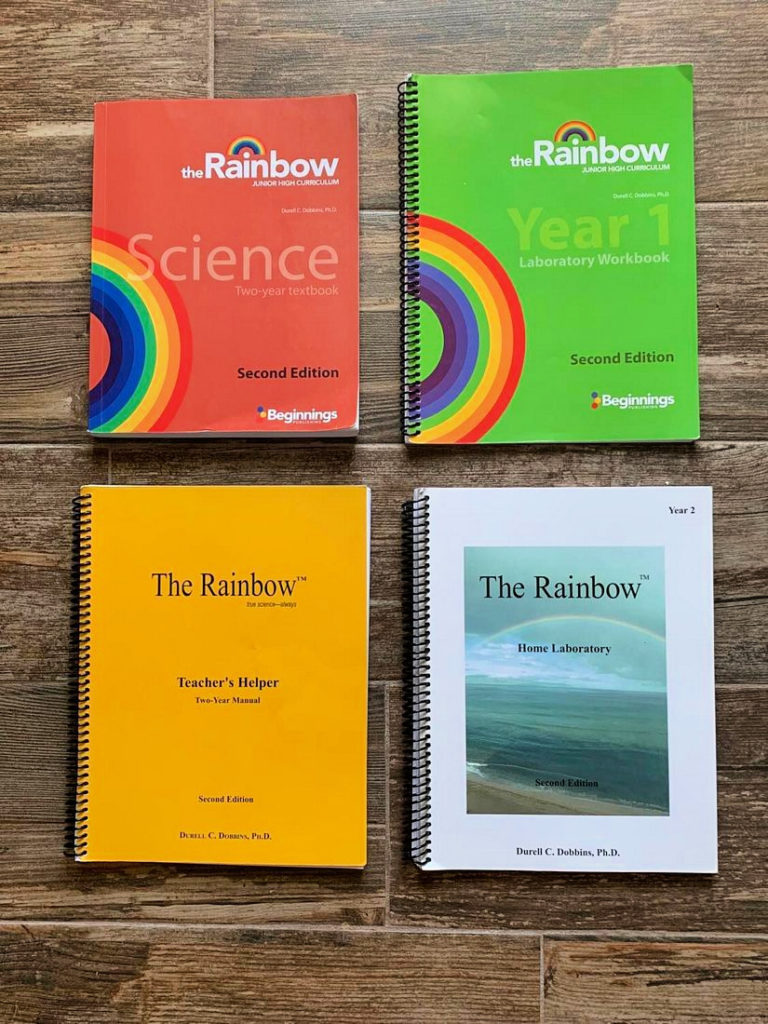 8 Best Homeschool Curriculum Choices ( The Rainbow Science Textbook Image)