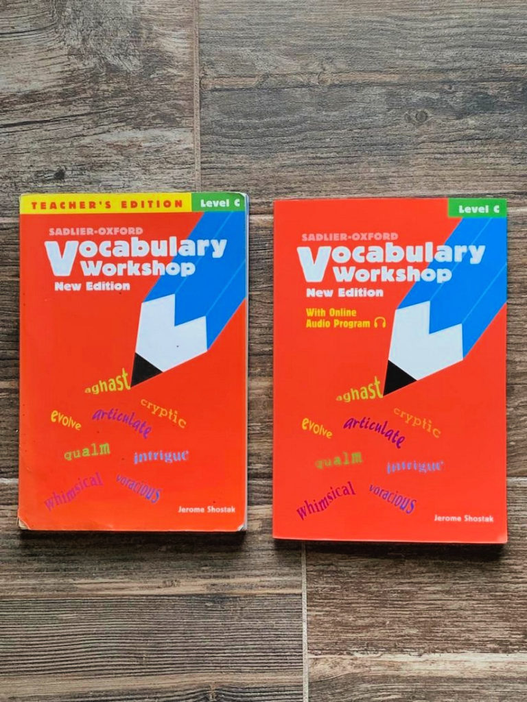 8 Best Homeschool Curriculum Choices ( Vocab Textbook Image)