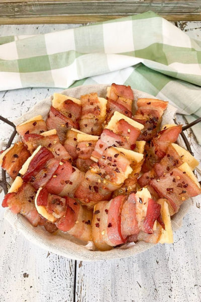 Bacon Wrapped Crackers