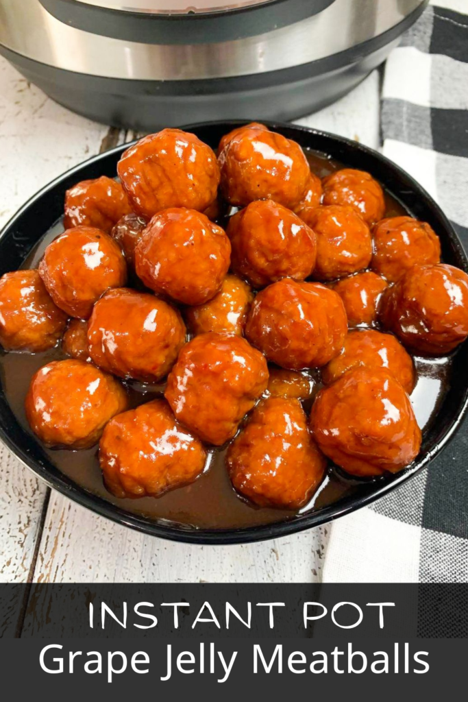 Instant Pot Grape Jelly Meatballs