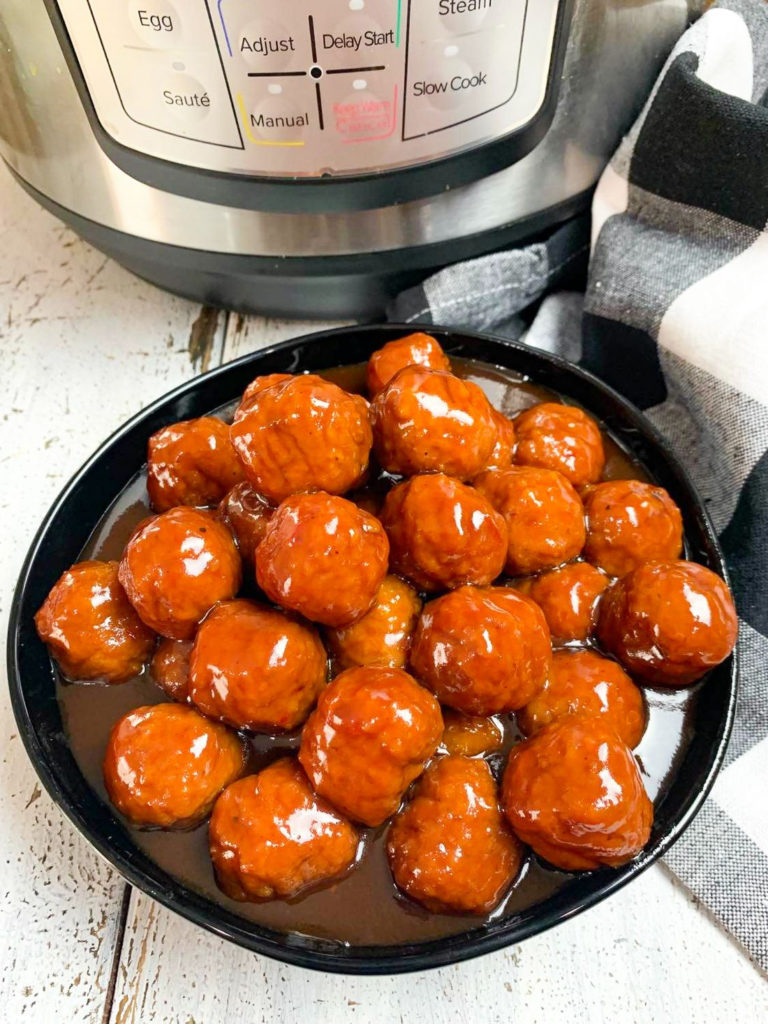 Instant Pot Grape Jelly Meatballs