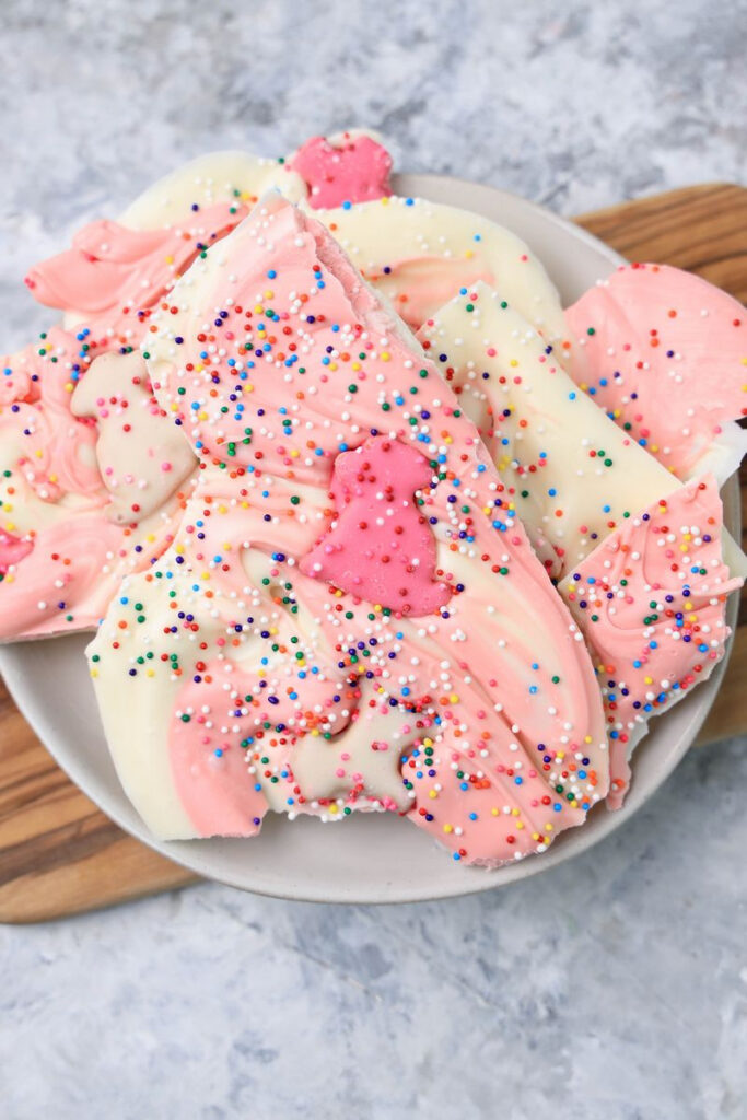 Animal Cookie White Chocolate Bark